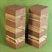 Blank #728 - Peruvian Walnut & Zebrawood - 4 Blanks ~ 1 3/4 x 1 3/4 x 6, Turning Blanks, Wood Turning ~ $39.99